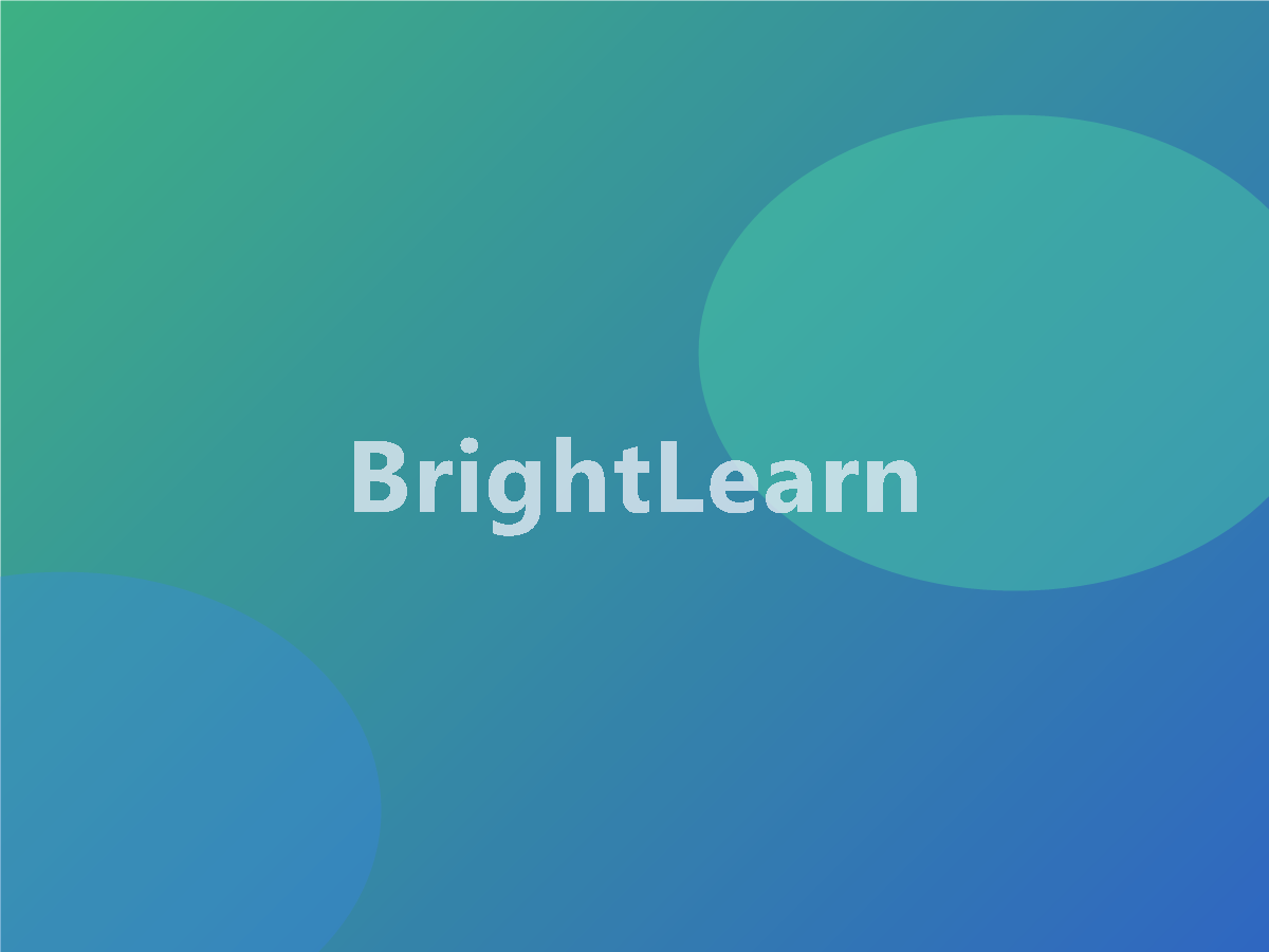 BrightLearn education SaaS marketing website hero section
